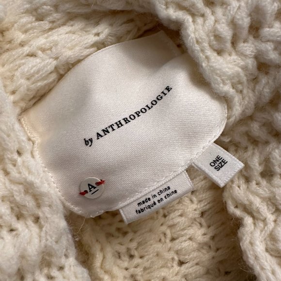 Cream Turtleneck Poncho, Anthropologie - Picture 6 of 7